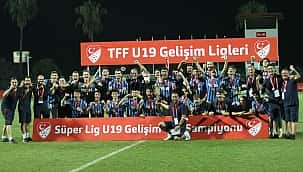 U19 Gelişim Ligi'nde şampiyon Trabzonspor