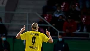 Erling Haaland yine fırtına gibi