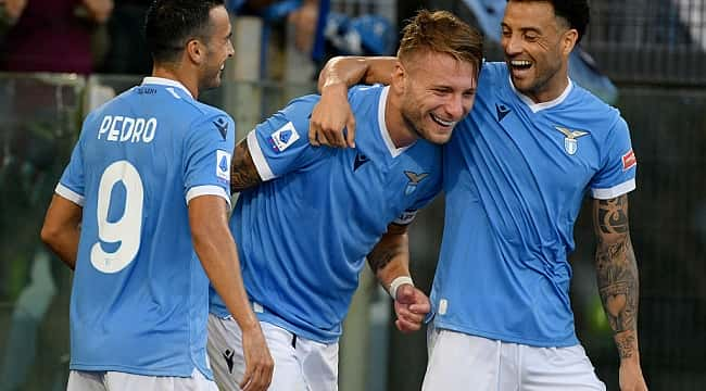 Lazio'dan 6 gollü şov! Immobile erken bitirdi