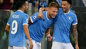 Lazio'dan 6 gollü şov! Immobile erken bitirdi