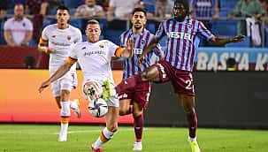 Trabzonspor, Roma'yı geçemedi