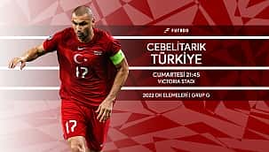 Cebelitarık - Türkiye muhtemel 11'ler