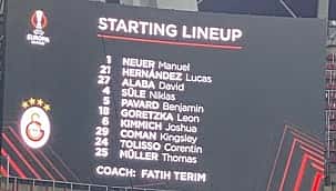 Fatih Terim'in maç sonunda Bayern Münih sözleri