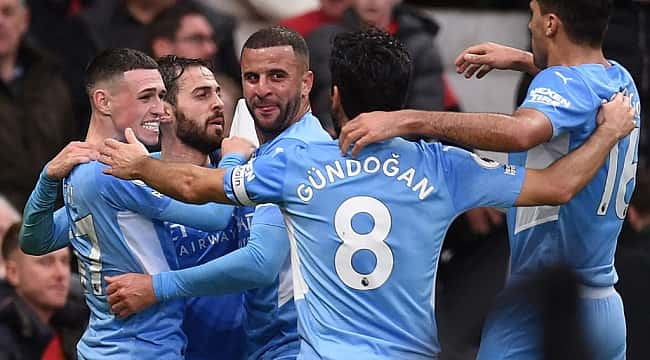 Old Trafford'da derbiyi City kazandı