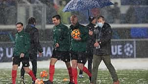 Atalanta - Villarreal maçı ertelendi! Kar yağışı...