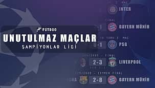 Şampiyonlar Ligi'nde tarihe geçen maçlar