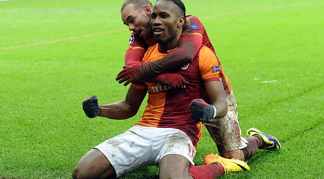 ''Feci bir şey; Drogba'n, Sneijder'in yok''