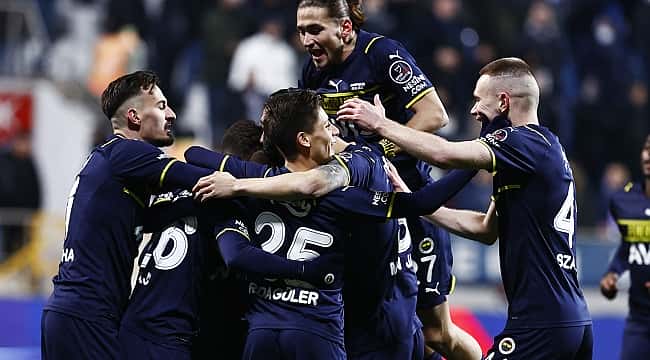 Fenerbahçe'den üst üste 3. zafer