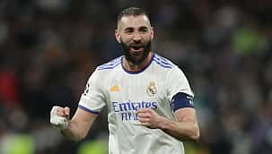 Karim Benzema'dan tarihe geçen performans! Yaş 34...