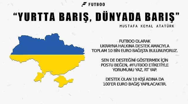 Ukrayna'nın yanındayız! 