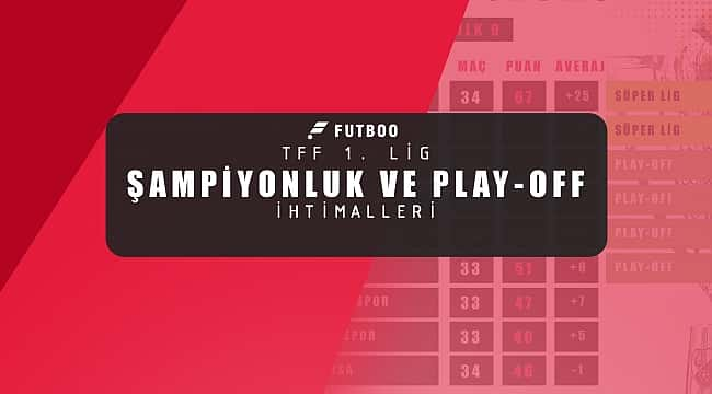 TFF 1. Lig'de play-off ihtimalleri