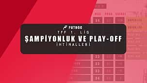 TFF 1. Lig'de play-off ihtimalleri
