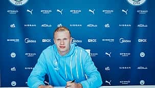 Erling Haaland, resmen Manchester City'de