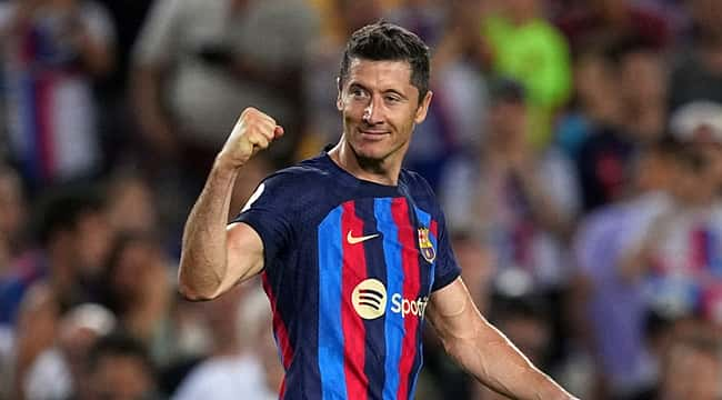 Lewandowski atmaya, Barça kazanmaya devam ediyor!