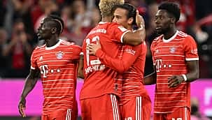 Bayern'den 5 gollü galibiyet