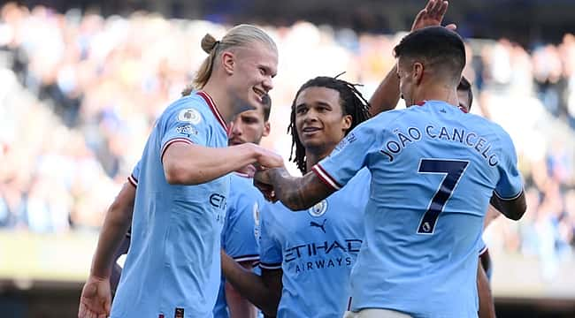 Manchester City çok rahat! Haaland yine boş geçmedi