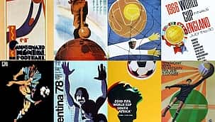 1930'dan bugüne kadar Dünya Kupası posterleri