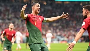 Cristiano Ronaldo ve çılgın sevinç!