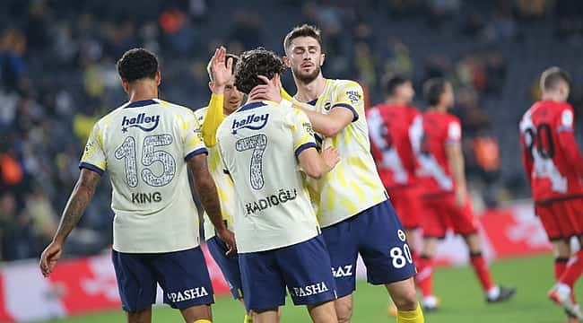 Fenerbahçe 3 golle geri döndü!