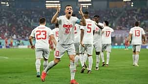 5 gollü maçta zafer ve tur İsviçre'nin oldu!