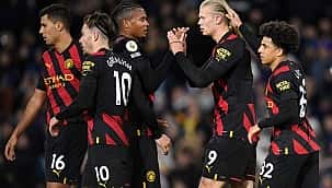 Haaland durması, Manchester City rahat kazandı