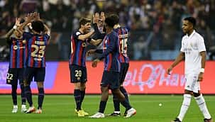 Barcelona, Real'i devirdi! Süper Kupa'yı kazandı