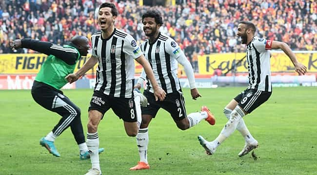 Beşiktaş ilk yarıda işi bitirdi