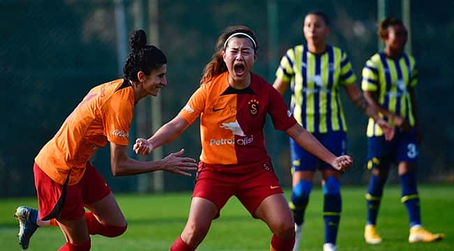 Kadınlar derbisinde 3 puan Galatasaray'ın! 2 gol...