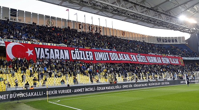 Fenerbahçe taraftarı maçta yok!