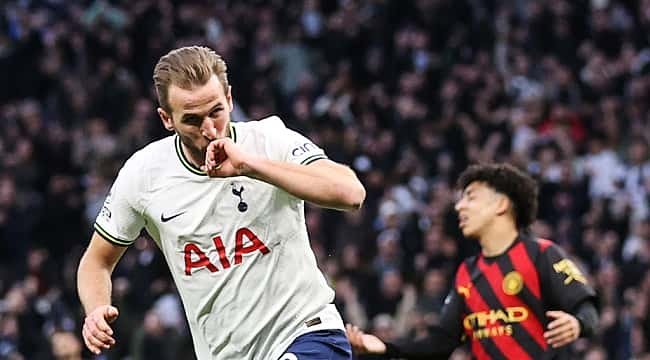 Harry Kane tarihe geçti, Manchester City yıkıldı