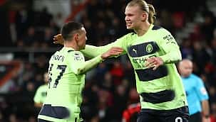 Manchester City 4 golle kazandı