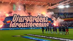 Avrupa gecesinde tribün şov var