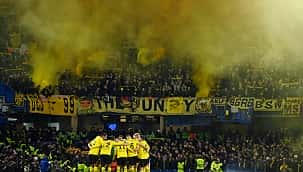 Dortmund taraftarı yine yerinde duramadı! O anlar