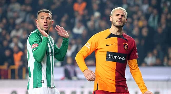 Galatasaray, Konya duvarına çarptı