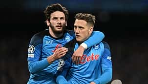 Napoli, Devler Ligi'nde güle oynaya çeyrek finalde!