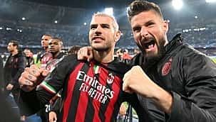 AC Milan tarihi zaferi böyle kutladı! Kare kare o anlar