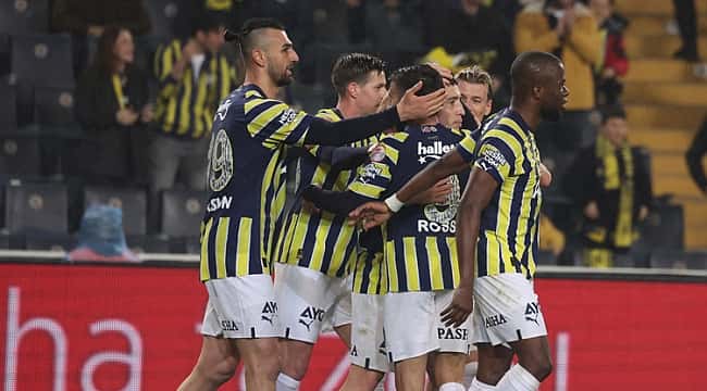 Fenerbahçe 4 golle turladı
