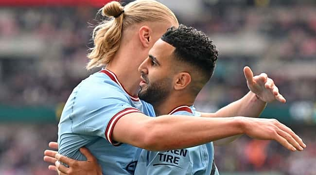 Manchester City finalde! Rityad Mahrez'in şovu...