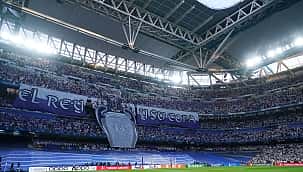 Bernabeu'da koreografi şov! İşte gecenin fotoğrafları