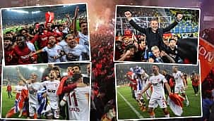 Galatasaray'da çılgın kutlama!