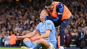 Erling Haaland tarihe geçti, Manchester City rahat güldü