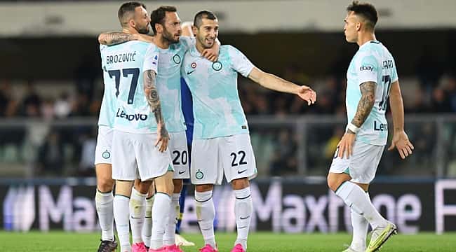 Inter, Verona'ya gol yağdırdı