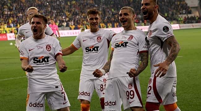 Süper Lig'de şampiyon Galatasaray
