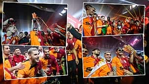 Şampiyonluk kupası Galatasaray'da!