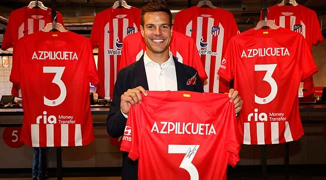 Azpilicueta resmen Atletico Madrid'de!