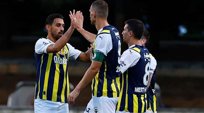Fenerbahçe'den 5 gollü prova! Dzeko'dan 2 gol