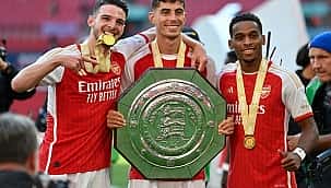 Sezonun ilk kupasında zafer Arsenal'in! İşte zafer anları