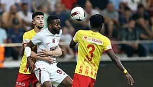 Galatasaray puan kaybıyla başladı