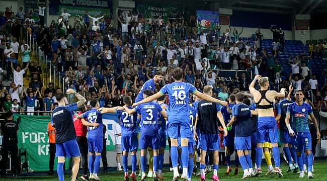 Çaykur Rizespor tek golle kazandı, 2. galibiyet!