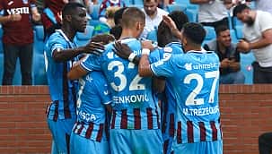 Trabzonspor 10 kişiyle geri dönüşe izin vermedi